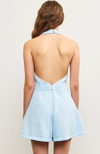 The Sabrina Romper- Lt Blue