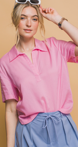 The Mia top- Pink