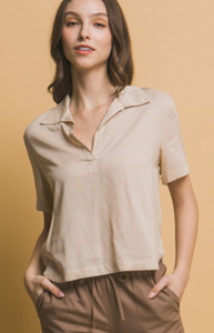 The Mia top- khaki