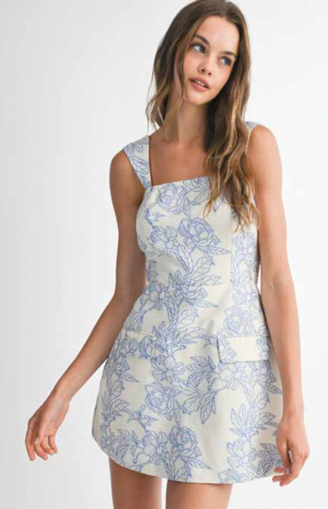 The Dani dress- Blue