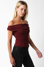 Load image into Gallery viewer, The Macey top- Burgundy
