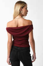 Load image into Gallery viewer, The Macey top- Burgundy
