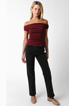 Load image into Gallery viewer, The Macey top- Burgundy
