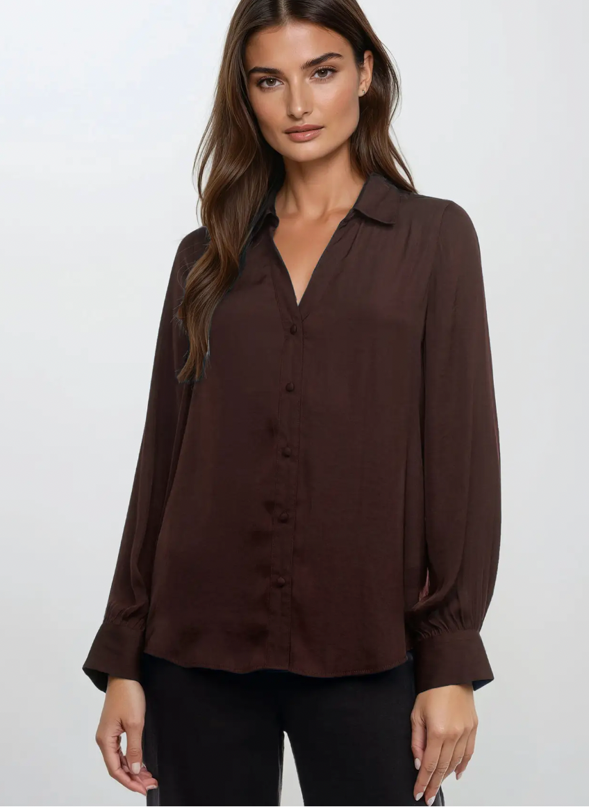 The Lia top- Brown