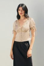 Load image into Gallery viewer, The Emma top-Champagne
