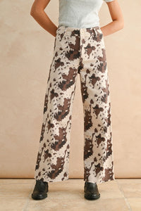 The Multi Pattern Print Stretch Pants