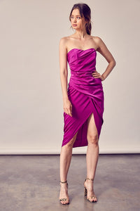 The Victoria dress- deep orchid