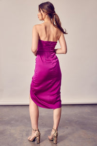 The Victoria dress- deep orchid