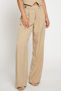 The Monica pants- Taupe