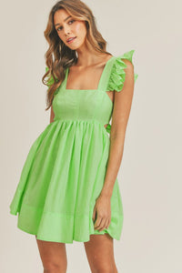 The Tori Dress- Lime