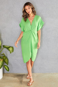 The Denise dress- Lime Green