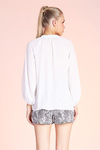 The Steph  top- White