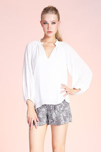 The Steph  top- White