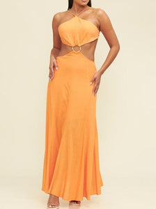 The Cata Dress- Orange