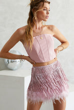 Load image into Gallery viewer, The Feather skirt- Ballet Pink
