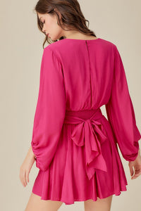 The Claudia dress- Deep Pink