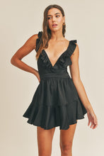 Load image into Gallery viewer, The Lia Romper- Black
